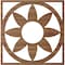 Ekena Millwork Blume Wood Fretwork Pierced Ceiling Medallion, Walnut, 22"OD x 7 5/8"ID x 1/4"T CMWP22X22X0250BLWA - alternate 3